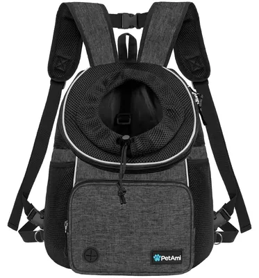 Produktbild von PetAmi Hundetragerucksack, verstellbar, für Hunde und Katzen, belüftete Hundetra