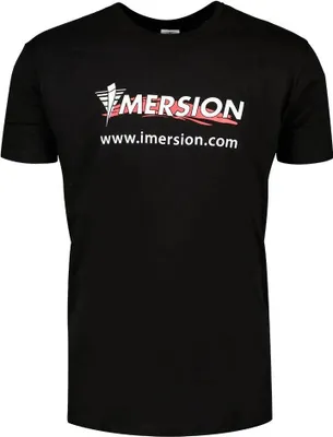 Produktbild von Imersion Logo Kurzarm-t-shirt Schwarz M Herren Schwarz M