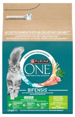 Zdjęcie produktu dla Purina One Bifensis Indoor Formula 2,8kg Sucha Karma z Indykiem Dla Kota Niewychodzącego