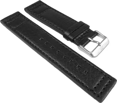 Produktbild von Tommy Hilfiger Ersatzband 22mm | Leder schwarz TH 1790683