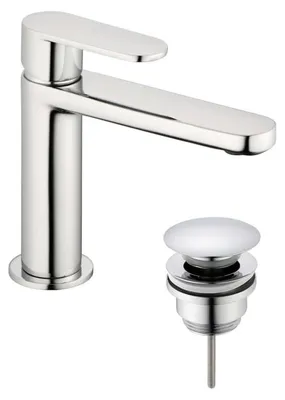 Imagen del producto de pianura: Grifo monomando para lavabo, con desagüe tipo "pop-up" incluido