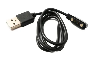Zdjęcie produktu dla Kabel ładujący SYSTEM-S USB 2.0 54 cm do smartwatcha OnePlus Nord Watch w kolorze czarnym