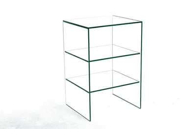 Produktbild von Ablageregal >7214< in Klarglas, Glas - 40x60x40cm (BxHxT)