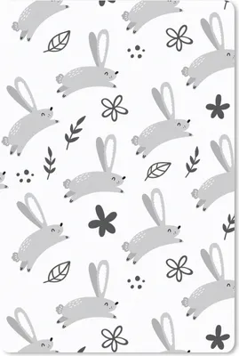 Produktbild von MuchoWow® Mauspad Mousepad Hase - Tiere - Muster 18x27 cm - Mousepads - Maus Mat - Pad - Mausunterlage