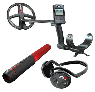 Produktbild von XP DEUS 2 II 22 FMF RC WSA ST Metalldetektor, 22cm Spule, WSA ST Funkkopfhörer + Gratis Mi6 (DEUS2-22FMFRCWSASTG)