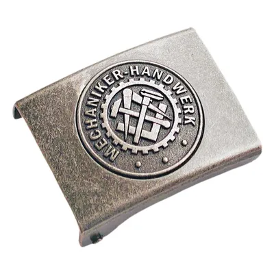 Produktbild von Koppelschloss Mechaniker Handwerk und Zunft – vintage - eisengrau - für 4,5 cm breite Koppelgürtel