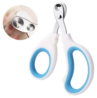 Produktbild von Krallenschere Edelstahl für Katzen & Hunde Doppel-Loch-Design