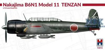 Image de Hobby 2000 H2K72015 Nakajima B6N1 Modèle 11 Tenzan