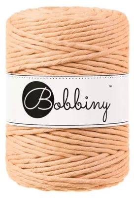 Produktbild von BOBBINY 5 mm Makramee Garn Regular 100 m, Farbe:Peach Fuzz