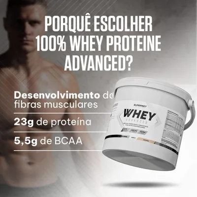 Image de Whey protéine - Superset Nutrition - 100% WHEY PROTEINE ADVANCED (4KG) - Saveur Chocolat