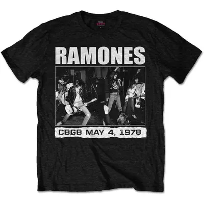 Obrázek produktu pro Ramones CBGB 1978 Black M Tričko