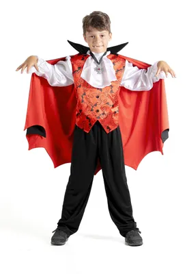 Immagine prodotto di Costume da vampiro, travestimento per ragazzo (taglia 8-10 anni)