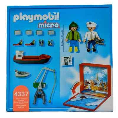 Produktbild von PLAYMOBIL 4337 Micro Welt Hafen - magnetisch