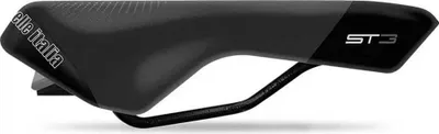 Produktbild von Selle Italia ST 3 SuperFlow, Fahrradsattel, Kreuzungsland, Unisex, Schwarz, Einfarbig, 16 cm