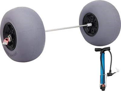 Zdjęcie produktu dla Nadmuchiwane koło z TPU o średnicy 33 cm, nośność 55 kg, z pompką ręczną