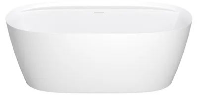 Produktbild von Ovale freistehende Acrylbadewanne – 223 l – 160 x 80 x 60 cm – Weiß – FORIMI