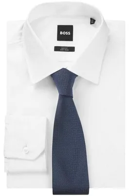 Produktbild von Boss - Krawatte für Herren, Jacquard GT50337 (Einheitsgröße) (Blau)