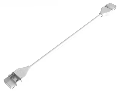Produktbild von Alcapower Verbindungskabel für 220V LED-Streifen mit 2 integrierten Steckern, Schnellverbindungssystem, Gesamtlänge 21 cm