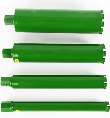 Produktbild von 4 Stück 2,2'' 3'' 4'' 4.72'' Profi Diamantbohrkrone Nass Kernbohrer-Set Nass-Diamant-Beton-Kernbohrer für Beton