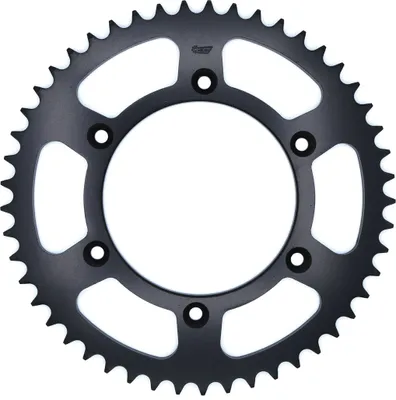 Productafbeelding van Staal kettingtandwiel Supersprox 428 - 53 tanden (zwart) RFE-241:53-BLK | Binnenmaat 68,0 mm, buitenmaat 90,0 mm, 4 gaten