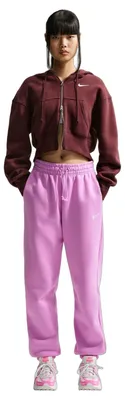 Immagine prodotto di Pantaloni da allenamento Nike Sportswear Phoenix in pile, oversize, con vita alta, per
