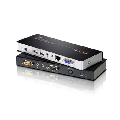 Produktbild von ATEN USB-VGA/Audio-Cat-5-KVM-Extender mit Entzerrung (1280 x 1024 bei 300 m), Sender und Empfänger, Kabelgebunden, 300 m, Cat5, 1920 x 1200 Pixel, 1920 x 1200, 1280 x 1024