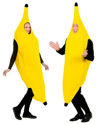 Bananenkostüm L – Lustiges Kostüm für Karneval & Halloween