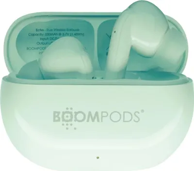 Zdjęcie produktu dla Bezprzewodowe słuchawki BOOMPODS echobuds mięta pieprzowa