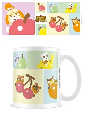 Produktbild von Animal Crossing Keramiktasse - Character Grid (320 ml)