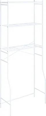 Produktbild von VCM Metall Überbauregal für Waschmaschinen | Platzsparendes Waschmaschinenregal | Maße: H. 160 x B. 68 x T.25 cm – Tubas M