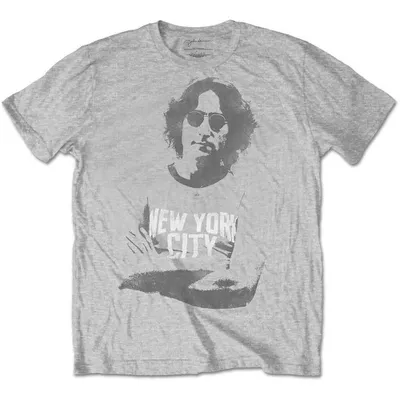 Obrázok produktu pre John Lennon | Oficiálne tričko kapely | NYC, XX-Large, sivá