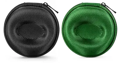 Immagine prodotto di Custodie per orologi, set da 2, colore nero e verde, con cerniera