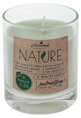 Produktbild von Kerzenglas "Nature" Salbei 79 x Ø 65 mm