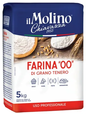 Image de Farine de blé T00, 5 kg - Il Molino Chiavazza