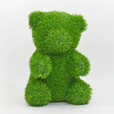 Produktbild von AniPlants, Grasfigur, "Bär", Gartendeko, 38cm