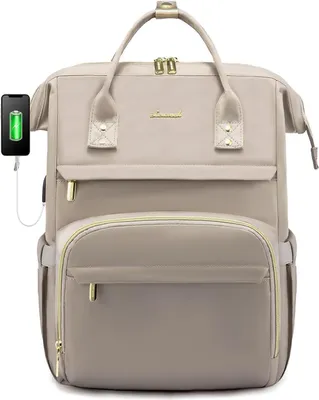 Produktbild von Damen Rucksack Wasserdicht Laptoprucksack 15,6 Zoll Groß Backpack_DAYBIT