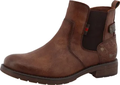 Zdjęcie produktu dla Eleganckie damskie botki Mustang 15M0052002, brązowe