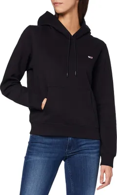 Produktbild von Tommy Jeans Damen-Fleece-Hoodie, schwarz, DW0DW09228-BDS XL