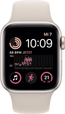 Produktbild von Apple Watch SE GPS 40mm Alu Starlight/Starlight Sport Band