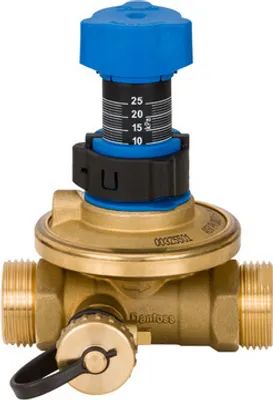 Produktbild von Danfoss Strangdifferenzdruckregler ASV-PV DN 25,  G 1 1/4AG, Sollwert 0,05-0,25bar