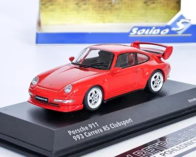 Image de Solido 421437800 Porsche 911 993 RS Clubsport rouge 1:43