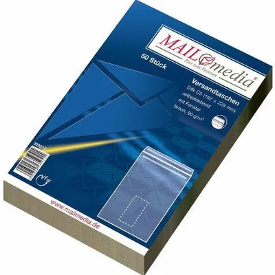 Produktbild von 50 Mailpack® Versandtaschen C5 braun mit Fenster