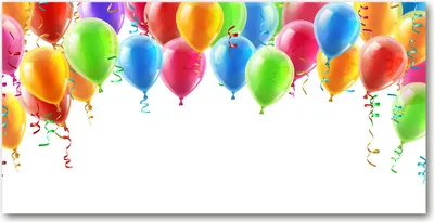 Produktbild von Tulup® Leinwandbild -100x50 cm - Wandkunst - Drucke auf Leinwand - Leinwanddruck  - Sonstige - Mehrfarbig - Bunte Luftballons