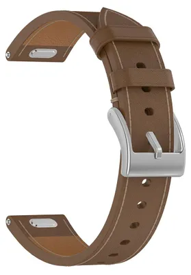 Obrázek produktu pro Techsuit – řemínek k hodinkám 18 mm (W073) pro Huawei Watch GT 4 (41 mm) / W1 / Honor Watch S1 / Garmin Venu 2S / Vivoactive 4S – hnědý