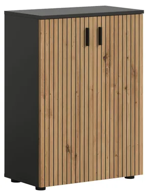 Immagine prodotto di xonox.home Mobile bagno Mone L/H/D: 60x81x30 cm in riproduzione basaltica e --