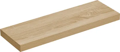 Zdjęcie produktu dla Półka ścienna Valora Sonoma 60 cm LWS026B11 | Półka w kolorze jasnego dębu do ekspozycji