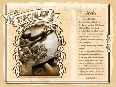 Produktbild von vianmo Holzschild 30x40 cm Tischler Holzexpert Menschenkenner Beruf Arbeit