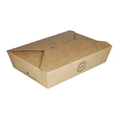 Produktbild von 25x  Take-Away Boxen Menüboxen ToGo aus Karton 21.6x16x6.4cm