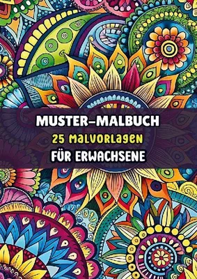Produktbild von Muster-Malbuch - 25 Malvorlagen für Erwachsene