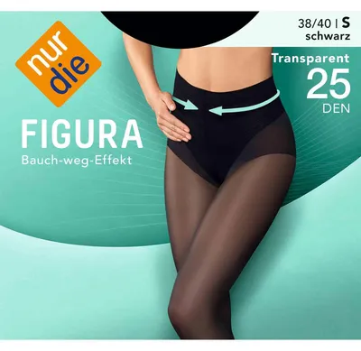 Produktbild von NUR DIE Strumpfhose Figura 25 DEN - schwarz - 40-44